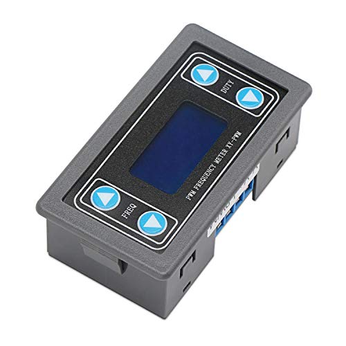 DROK Signal Generator, DC 3.3-30V Function Generator 5-30mA LCD Display PWM Pulse Frequency Duty Cycle Rectangular Wave Square Wave Signal Generator