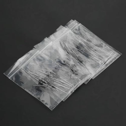 Generic Electronic Components Kit with 100 LEDs 600 Resistors 120 Electrolytic 300 Ceramic Capacitors 100 Diodes 170 Transistors Assortment Hobbyists Repair Shops