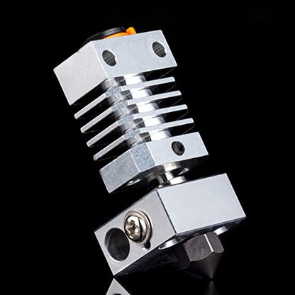Ender 3 All Metal Hotend Upgrade Kit,Titanium Alloy Heatbreak,MK8 Hardened Steel Nozzle 0.4mm for Ender 3/V2 /Pro/Max/Ender 5 /Pro/Plus/CR-10 /CR-10S/CR-10 S4/S5 - style: Hardened Steel Nozzle Kit