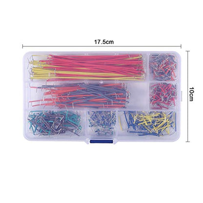 560PCS Jumper Wire Kit,14 Lengths Assorted Preformed Jumper Wire for Breadboard Prototyping Solder Circuits with Box