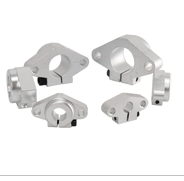 4pcs SHF8 Aluminum Linear Rod Rail Shaft Support 8mm Linear Motion Guides for CNC 3D Printer - size: 8mm, style: SHF