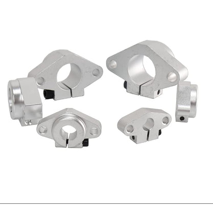 4pcs SHF16 Aluminum Linear Rod Rail Shaft Support 16mm Linear Motion Guides for CNC 3D Printer - size: 16mm, style: SHF
