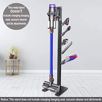 XIGOO Dyson Vacuum Stand with 5 Hooks, Black - color: Black, size: 5 Hooks