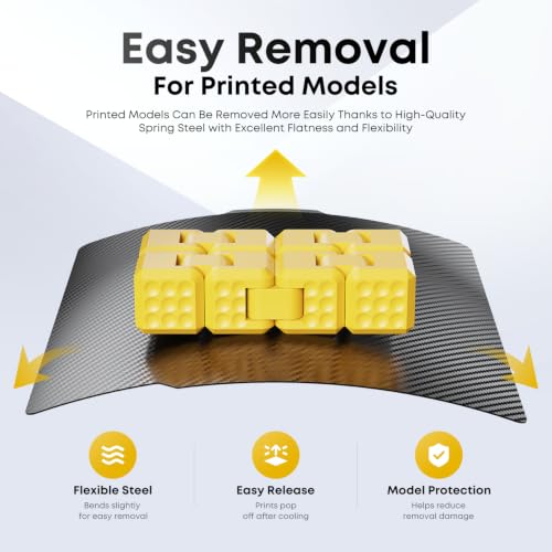 3D Printer Build Plate for Bambu Lab A1/X2D/P2S/X1C/X1E/P1P/P1S, 257x257mm