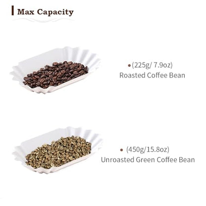CAFEMASY Coffee Beans Cupping Sample Tray Reusable Plastic Plate for Scooping and Weighing, Display Sample Coffee Beans (5pcs-White) - color: 5pcs-white
