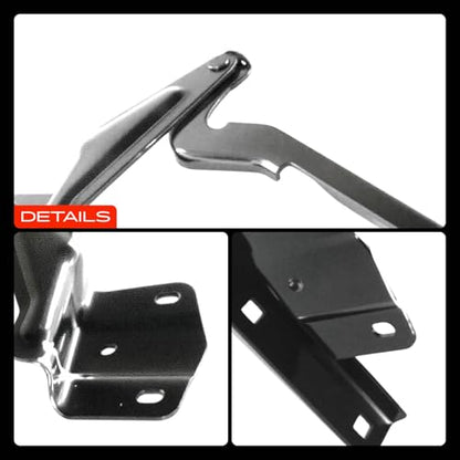 A-Premium Set of 2 Front Driver and Passenger Hood Hinges