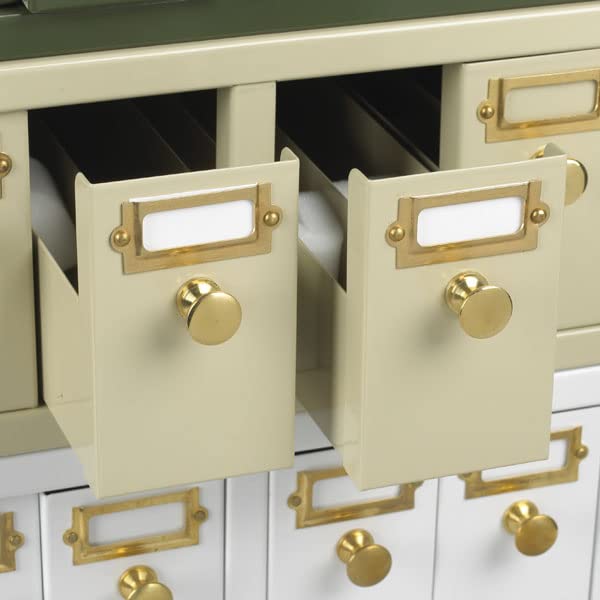 Globe Scientific 1186N66EA Stackable Slide Storage Cabinet, Tan, 6 Drawers, Holds 4500 Slides, 402mm Width, 477mm Length, 126mm Height