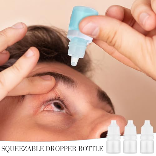 TrelaCo 300 Pcs 3ml Plastic Dropper Bottles Bulk, Clear - color: White, size: 3ml