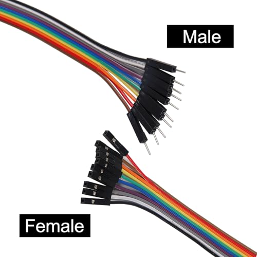 40PCS Alligator Clip to Male Jumper Wire Electrical Test Leads Jumper Wire Male Female to Alligator Clip Jumper for Arduino(30cm)