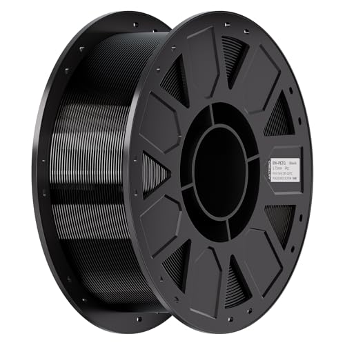 Creality PETG Filament 1.75mm, 3D Printer Filament 1KG, Black, 1-Pack - color: Black, size: 1kg