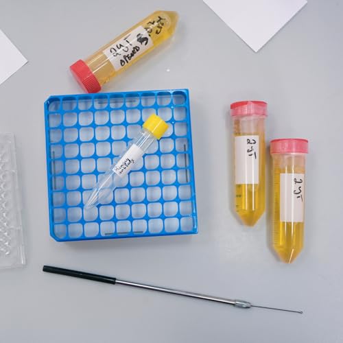 PATIKIL 81 Well Centrifuge Tube Freezer Storage Box Waterproof 12Pcs