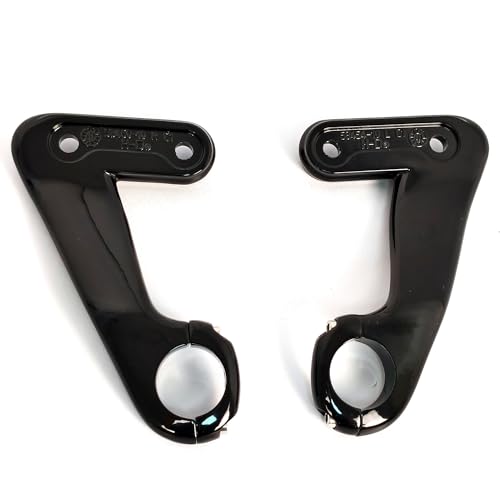 Motorcycle Fairing Support Bracket Front Fairing Support Kit compatiable for Harley Road Glide Ultra FLTRU, Custom FLTRX 2010-2013 (Black) - color: Black