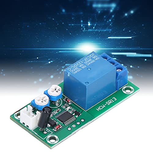 Vibration Sensor Module, DC 12V Sensitivity Time Delay Switch DIY High Sensitive Alarm Module