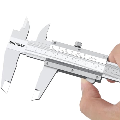 HDLNKAK Vernier Caliper 0.001"with Micrometer 0.001", Stainless Steel Ruler