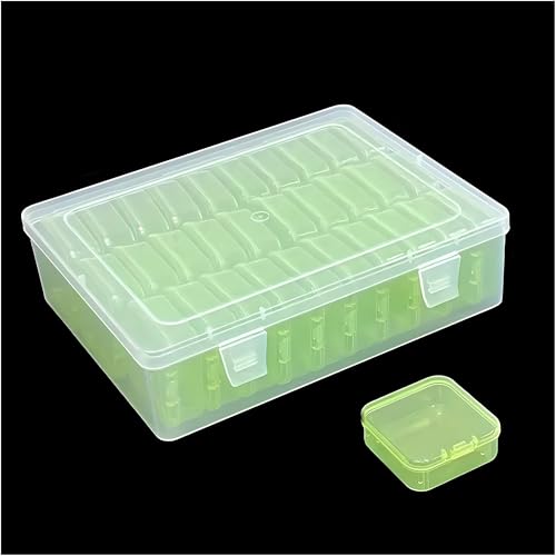 31-Piece Green Inner Box Organizer for Resin Crafts - color: Green