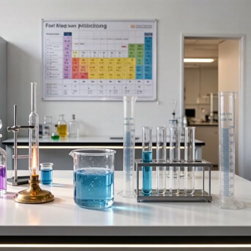 50ml Graduated Cylinder, Scientific Measuring Cup, 6 Pcs, Blue - size: 50ml-6P