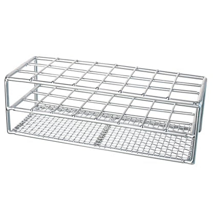 Test Tube Rack, 24 Holes Stainless Steel Test Tube Racks, Suitable for Tubes of Dia.≤25mm, Round Holes Test Tube Holder, for Classroom, Lab,TTRS2425A1 - size: 24 Holes,for Tubes of Dia.≤25mm
