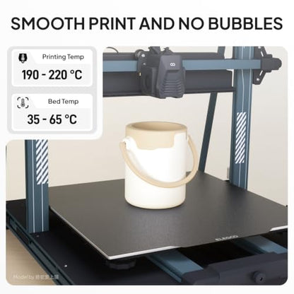 Matte PLA 2.0 Filament 1.75mm, 1KG Light Grey - color: 1*2.0 Light Grey