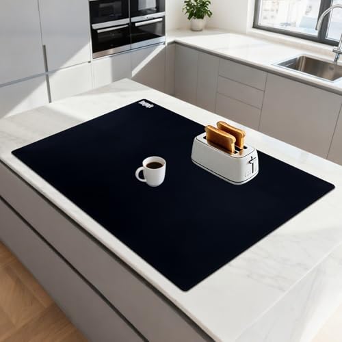 Extra Large Silicone Mat for Resin 36.2" x 24" 2MM Thick Silicone Craft Mat - color: Black, size: 36.2" x 24"