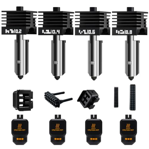 0.2 0.4 0.6 0.8mm for Bambu Lab P2S X2D A1 A1 Mini H2S H2C H2D Nozzle - size: 0.2/0.4/0.6/0.8mm