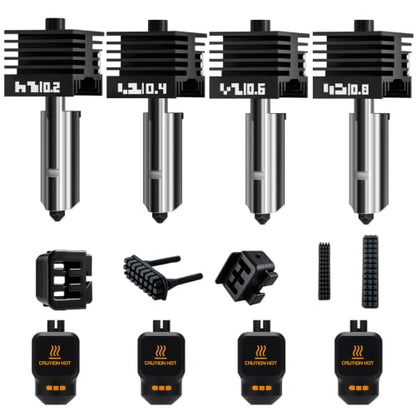 0.2 0.4 0.6 0.8mm for Bambu Lab P2S X2D A1 A1 Mini H2S H2C H2D Nozzle - size: 0.2/0.4/0.6/0.8mm