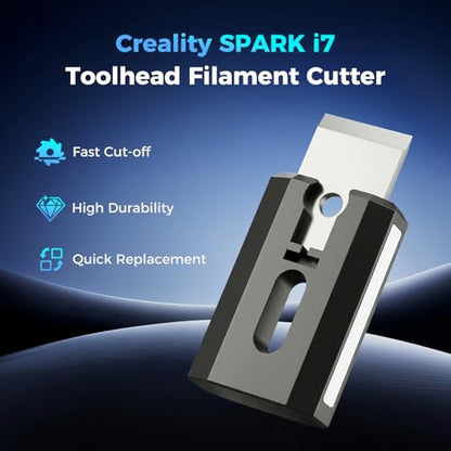 Creality SPARKX i7 Toolhead Filament Cutter, Original SPARKX i7 Combo Filament Cutter Module Accessories, Fast Cut Off Filaments, High Durability and Quick Replacement Parts for 3D Printers 5PCS - size: SPARKX i7