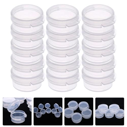 ULTECHNOVO 25 Soil Jars Round Sample Containers 0.98 X 0.98 X 0.47 in