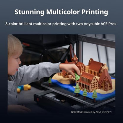 Anycubic Kobra 3 Max 3D Printer Only, Support Multicolor Needs ACE Pro - size: Anycubic Kobra 3 Max