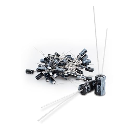 50 Pcs Electrolytic Capacitor 1uF 25V Aluminum Radial Electrolytic Capacitors - style: 25V 1uF