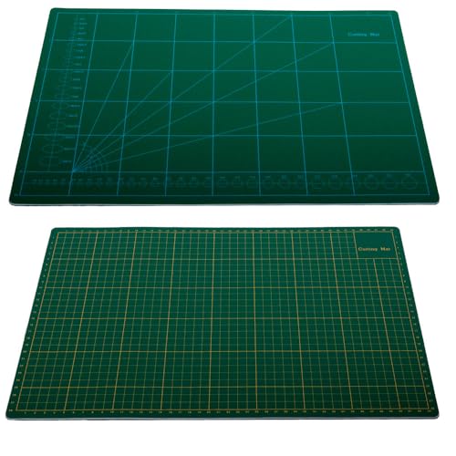 USCutter Greenie Self Healing Cutting Mat – Double-Sided Protective Cutting Surface with Printed Grid Lines (A0-35 3/8" x 47 1/4" (90cm x 120cm)) - size: 36"L x 48"W