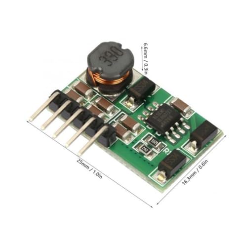 HiLetgo 2pcs DD1718PA DC-DC Voltage Converter Module DC 3V-18V to ±5V/±6V/±9V/±12V/±15V/±24V Voltage Convert Board DC Step Up Boost Power Module (12V) - style: 12V