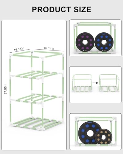 3D Printer Filament Storage Box with Oxford Leather Cover