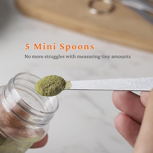 35PCS Stainless Steel Measuring Cups and Spoons Set, 7 Nesting Measuring Cups, Round & Rectangular Spoons with Clear Engraved Markings, 2-Pack Mini Spoon Sets with Leveler for Precise Cooking & Baking - size: Set of 35