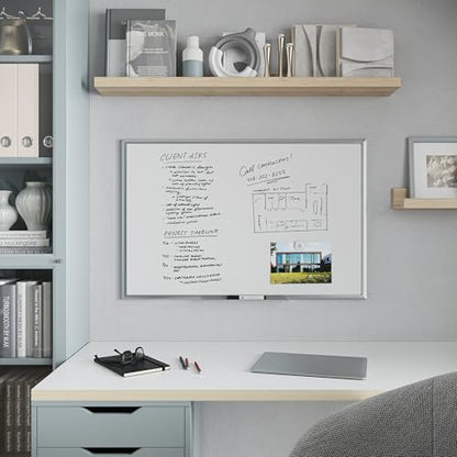 U Brands Dry Erase Whiteboard, 36" x 24", Magnetic, Aluminum Frame - style: 23 x 35 Value Pack