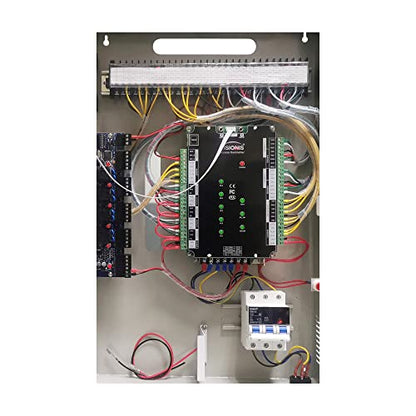 Visionis 4 Door Network Access Control Panel, TCP/IP, Fire Alarm, Cabinet - size: 4 Door Panel