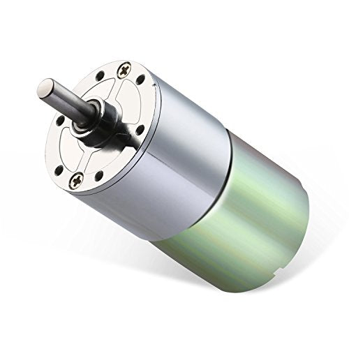 DC 12V 100RPM Gear Motor High Torque Electric Micro Speed Reduction Geared Motor Centric Output Shaft 37mm Diameter Gearbox - color: 100 RPM, size: 12 Volt