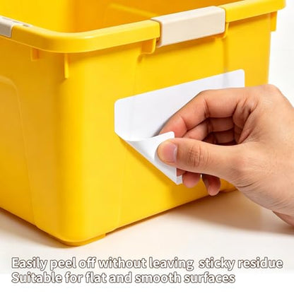 HUOJI 50 Labels/Pack, 4x6 Removable Labels for Storage Bins - size: 4x6-1 Stack | 50 Sheets