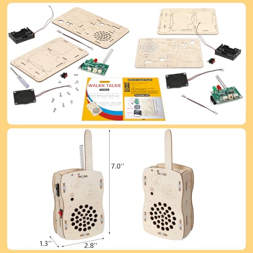 Stem Projects Walkie Talkies Toys for Boys Age 8-12 12-14 Science Kit