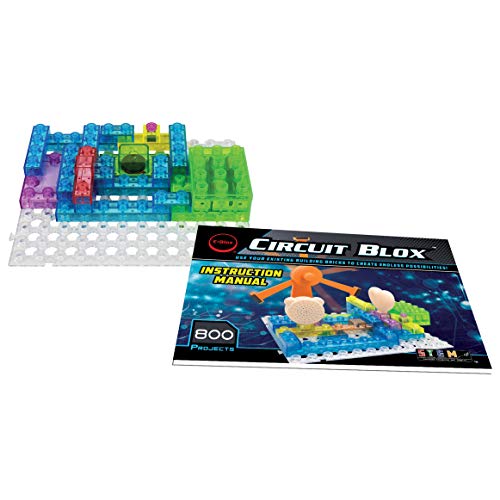 E-Blox Circuit Blox Builder - 800 Projects Circuit Board Building Blocks Coding Kit Toys Set for Kids Ages 8+, CB-0187 - style: Magnetic Spinner Super Circuit