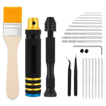 Mandala Crafts 25 PC Model Building Hobby Tools Kit for Scribing Miniatures - style: Model Metal Scribing Tool 30 PCs