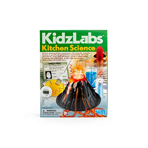 4M Kitchen Science Kit - DIY Chemistry Experiment Lab Stem Toys Gift for Kids & Teens, Boys & Girls (3806) - style: Kitchen Science Kit