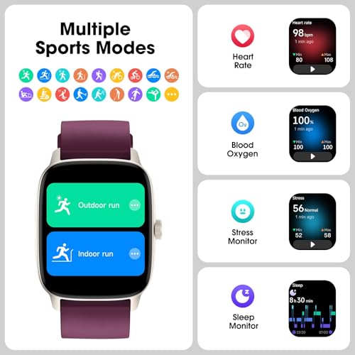 Pedometer Watch Senior Friendly No App No Phone Required, Step Counter - color: Purple