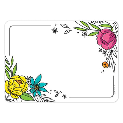 CTP Doodly Blooms Badge Labels for Classroom (Creative Teaching Press 10693) - color: Doodly Blooms