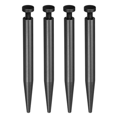 uxcell 0.3" x 2.9"Standoff Screws Sign Mounting Hardware Kit 4 Pcs Black - color: Black, size: 0.3" x 2.9"