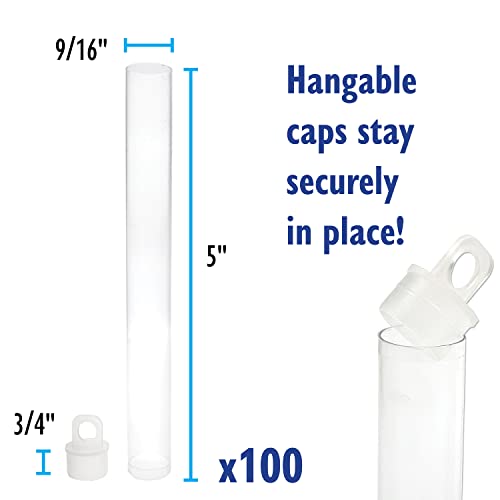 The Beadsmith Friction Tube Variation - size: 5" Long - 9/16" Dia - 100 Per Bag