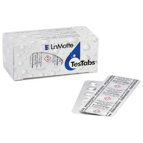 Lamotte TesTab Refill, Phosphorus Test Tablets for Phosphate Kit, 5422A-H, 50 Tests