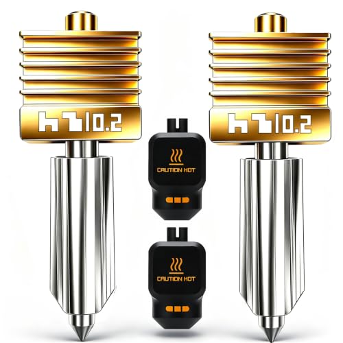 2 PK 0.2mm Upgrated Hotend for Bambu Lab P2S/X2D/A2L/A1/H2 Series Nozzle