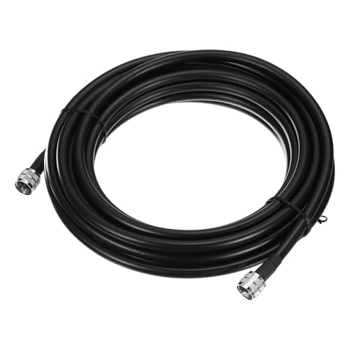 uxcell UHF Male PL-259 to UHF Male PL-259 Low Loss RG213 Coax Jumper Cable 18M/59Ft - size: 59 Feet