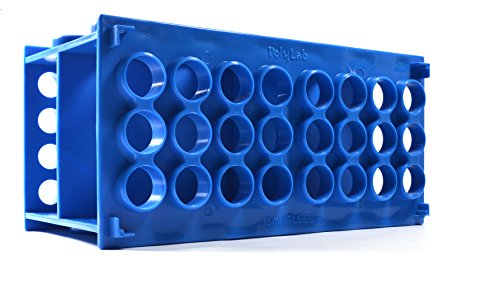 EISCO Universal Multi Size Test Tube Rack - Polypropylene - Holds 30mm, 20mm, 17mm, and 12mm Diameter Tubes