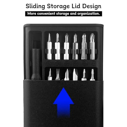 24-in-1 Precision Screwdriver Set – Small Magnetic Repair Tool Kit for Watches, Electronics, Phones, Game Consoles & Tablets